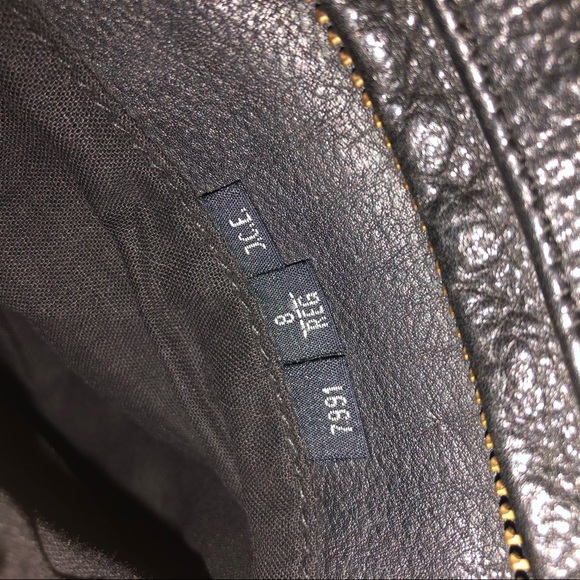 Excelled black genuine leather jacket 8 - Picture 5 of 16